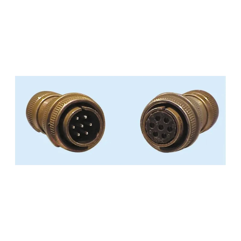 Glenair IT Copper Alloy Straight 24 Way Cable MIL Spec Circular Connector 200, 250V ac 41A IT3106A24-28PPHM22F7