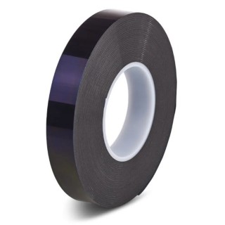 Hi-Bond Black Double Sided Nano-Cell Polyurethane Foam Tape 9mm x 33m 0.4mm Thick HPS040B