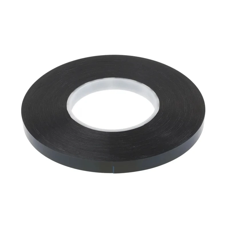 Hi-Bond Black Double Sided Nano-Cell Polyurethane Foam Tape 12mm x 33m, 0.4mm Thick HPS 040B 12mmx33m