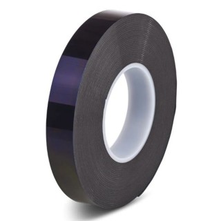 Hi-Bond Hi-PORSEAL Black Double Sided Nano-Cell Polyurethane Foam Tape 9mm x 33m, 1.2 mm Thick HPS120B