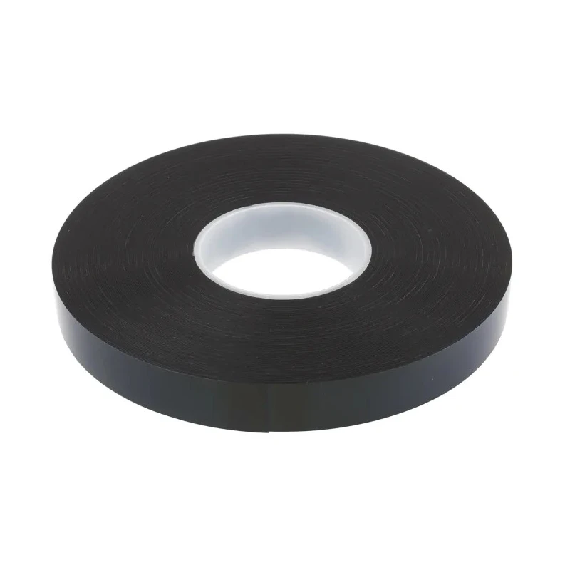 Hi-Bond Hi-PORSEAL HPS080B Black Polyethylene Foam Tape 25mm x 33m, 0.8mm Thick HPS080B