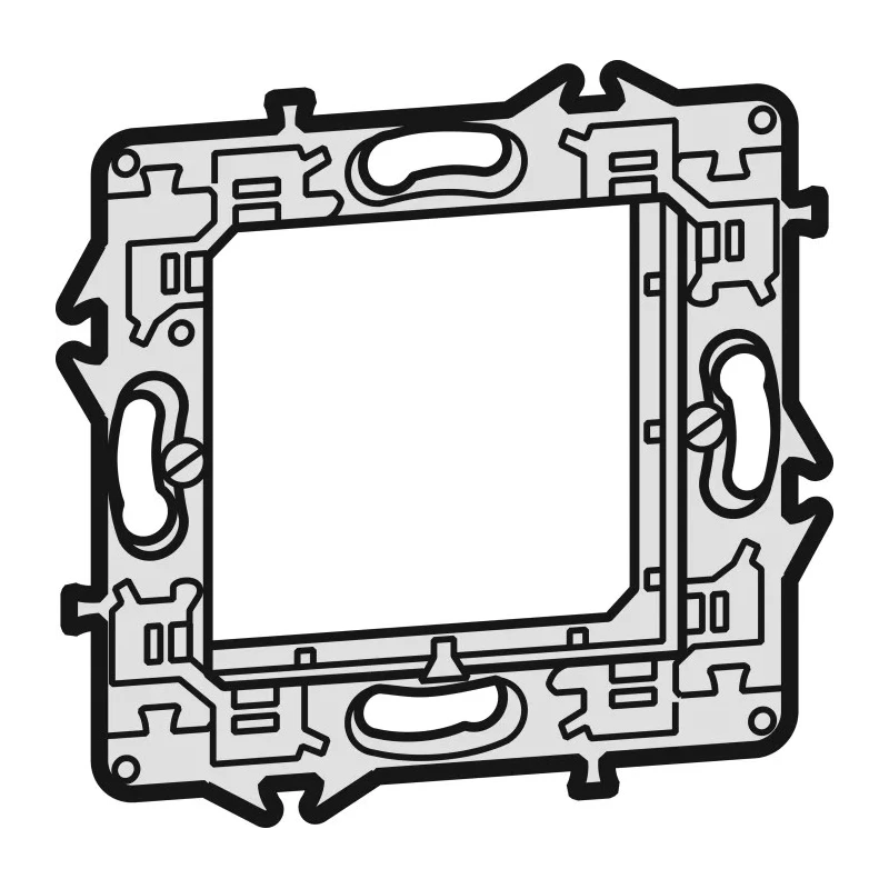 Legrand White Frame for 1 Gang Switch, Galfan Steel and Polyamide Material, 70.9mm Height, 74mm Width, 7.2mm Depth 0 802 51