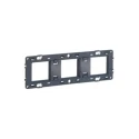 Legrand 3 Gang Frame Galfan Steel Polyamide 216mm x 77mm x 15.7mm 0 802 53