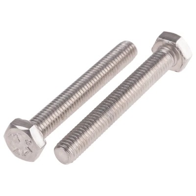RS PRO Stainless Steel Hex Bolt M6 x 45 mm DIN 933 316 A4 Stainless Steel 190-226