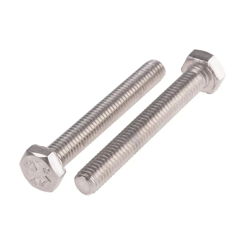 RS PRO Stainless Steel Hex Bolt M6 x 45 mm DIN 933 316 A4 Stainless Steel 190-226