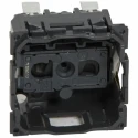 Legrand 16A Black 1 Gang Plug Socket Céliane Indoor French 2P 0 671 10