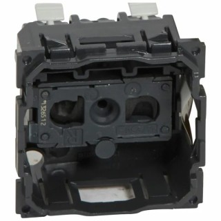 Legrand 16A Black 1 Gang Plug Socket Céliane Indoor French 2P 0 671 10