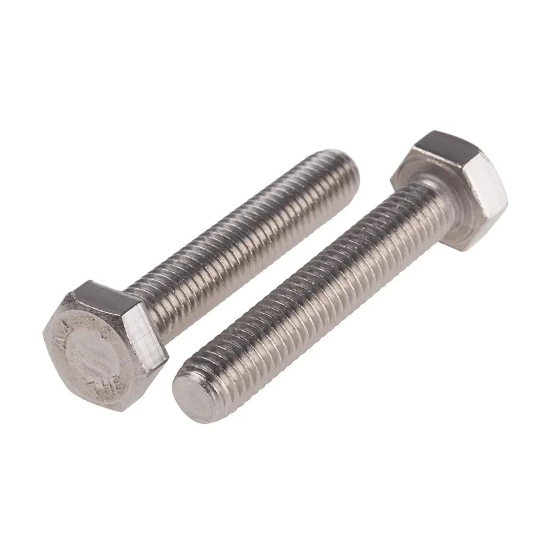 RS PRO Stainless Steel Hex Bolt M8 x 45 mm DIN 933 316 A4 Stainless Steel 190-311