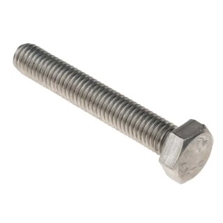 RS PRO Stainless Steel Hex Bolt M8 x 50 mm DIN 933 190-327