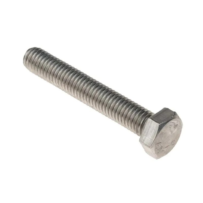 RS PRO Stainless Steel Hex Bolt M8 x 50 mm DIN 933 190-327