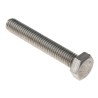 RS PRO Stainless Steel Hex Bolt M8 x 50 mm DIN 933 190-327