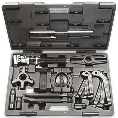 SKF Hydraulic Bearing Puller 11.2 t Force 100 kN Capacity 17-Piece Kit TMHC 110E