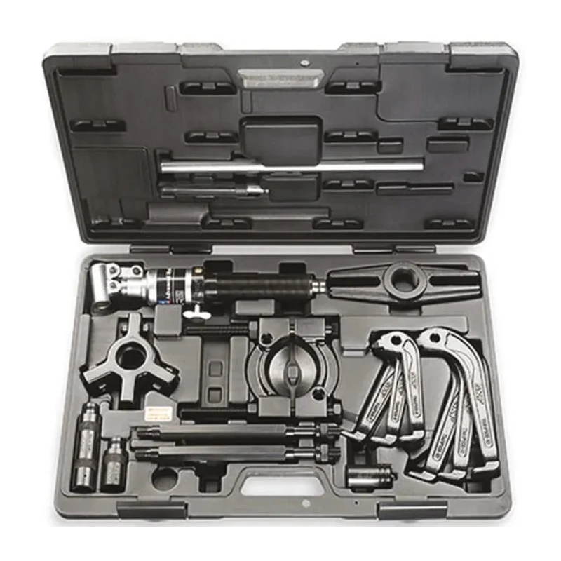 SKF Hydraulic Bearing Puller 11.2 t Force 100 kN Capacity 17-Piece Kit TMHC 110E