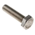 RS PRO Stainless Steel Hex Bolt M10 x 40 mm DIN 933 A4 Type 316 190-383