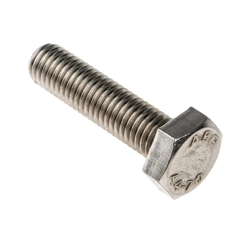 RS PRO Stainless Steel Hex Bolt M10 x 40 mm DIN 933 A4 Type 316 190-383
