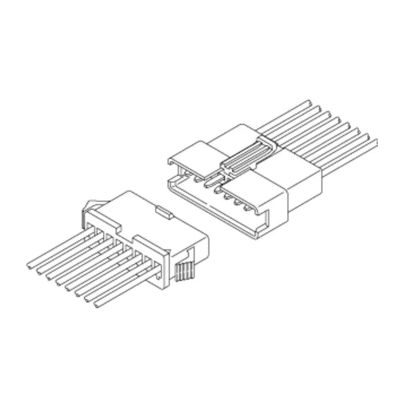 JST SMP Male Connector Housing 2.5 mm Pitch 4 Way 1 Row Straight SMP-04V-NC