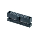 HARWIN 20-Way Female IDC Connector for Cable, 2 Row, 1A Current, 1.27mm Pitch, Shrouded, Crimp Termination M50-3301042