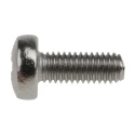 RS PRO Slot Pan Stainless Steel Machine Screw 8 mm M3 190-434