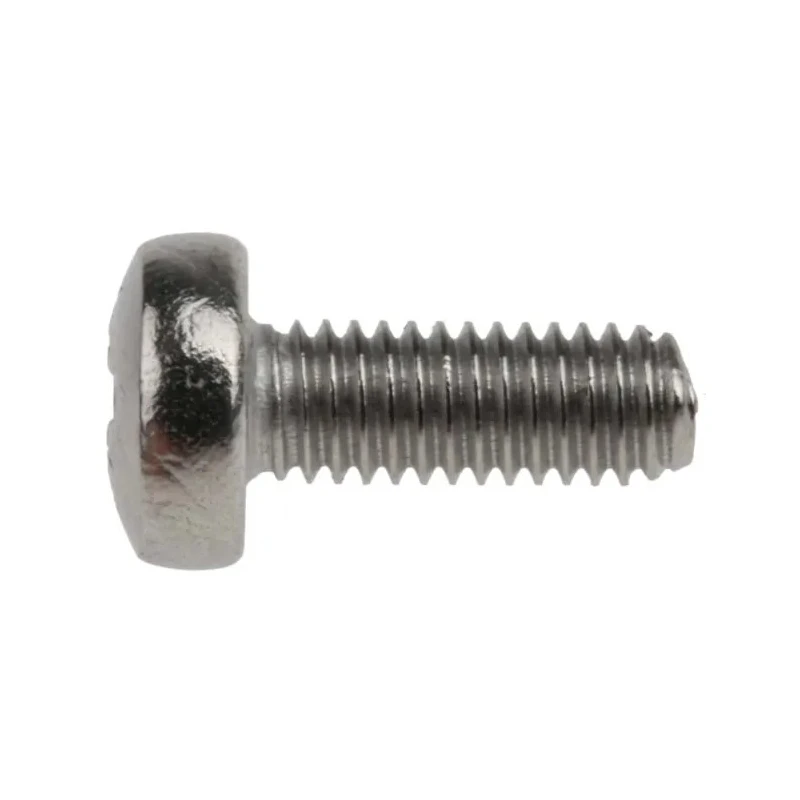 RS PRO Slot Pan Stainless Steel Machine Screw 8 mm M3 190-434