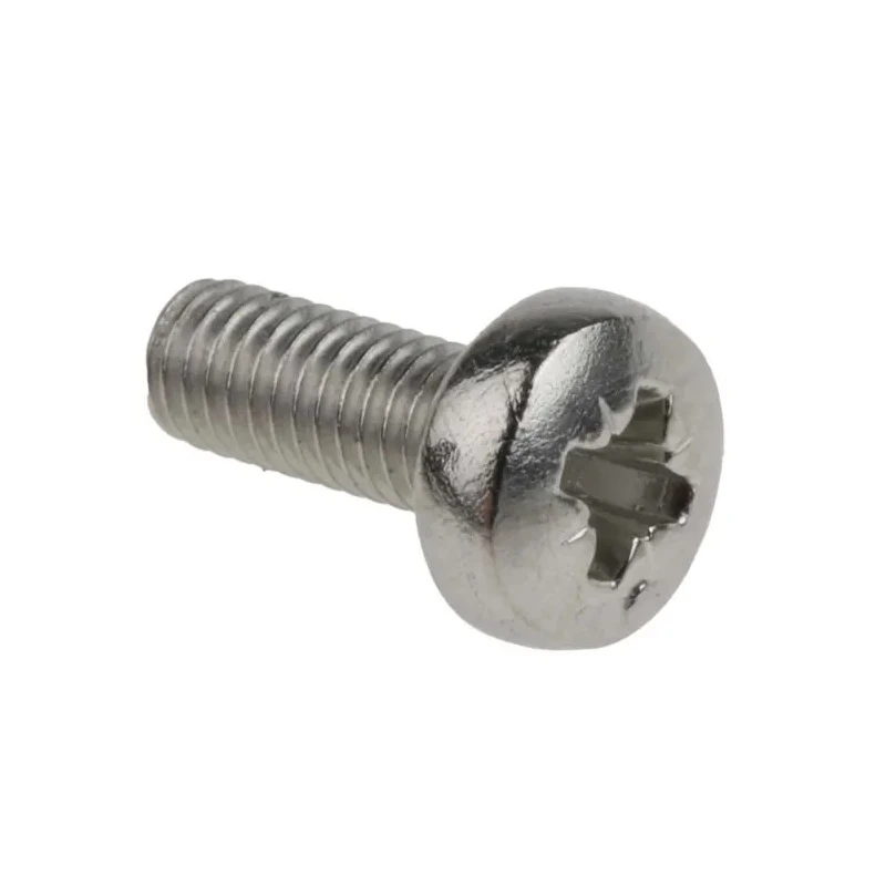 RS PRO Slot Pan Stainless Steel Machine Screw 8 mm M3 190-434