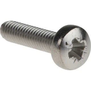 RS PRO Slot Pan Stainless Steel Machine Screw 12 mm M3 190-456