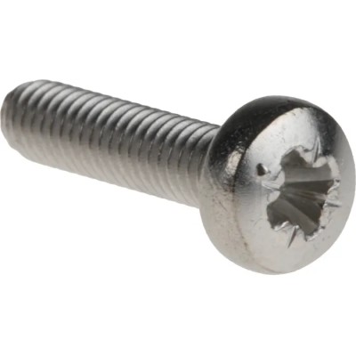 RS PRO Slot Pan Stainless Steel Machine Screw 12 mm M3 190-456