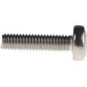 RS PRO Slot Pan Stainless Steel Machine Screw 12 mm M3 190-456