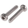 RS PRO Slot Pan Stainless Steel Machine Screw 16 mm M3 190-462
