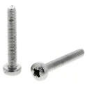 RS PRO Slot Pan Stainless Steel Machine Screw 20 mm M3 190-478