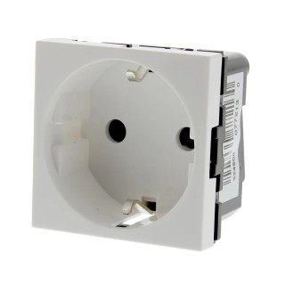 Legrand 16A White 1 Gang Plug Socket Mosaïc Indoor Type F 0 772 13