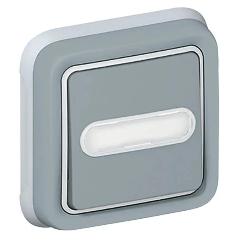 Legrand Plexo Push Button Light Switch Flush Mount 10A 250V IP55 0 698 24