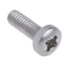 RS PRO Pozidriv Pan Stainless Steel Machine Screw M4 Thread 12mm Length DIN 7985 A2 Grade 190-507