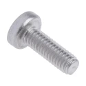 RS PRO Pozidriv Pan Stainless Steel Machine Screw M4 Thread 12mm Length DIN 7985 A2 Grade 190-507