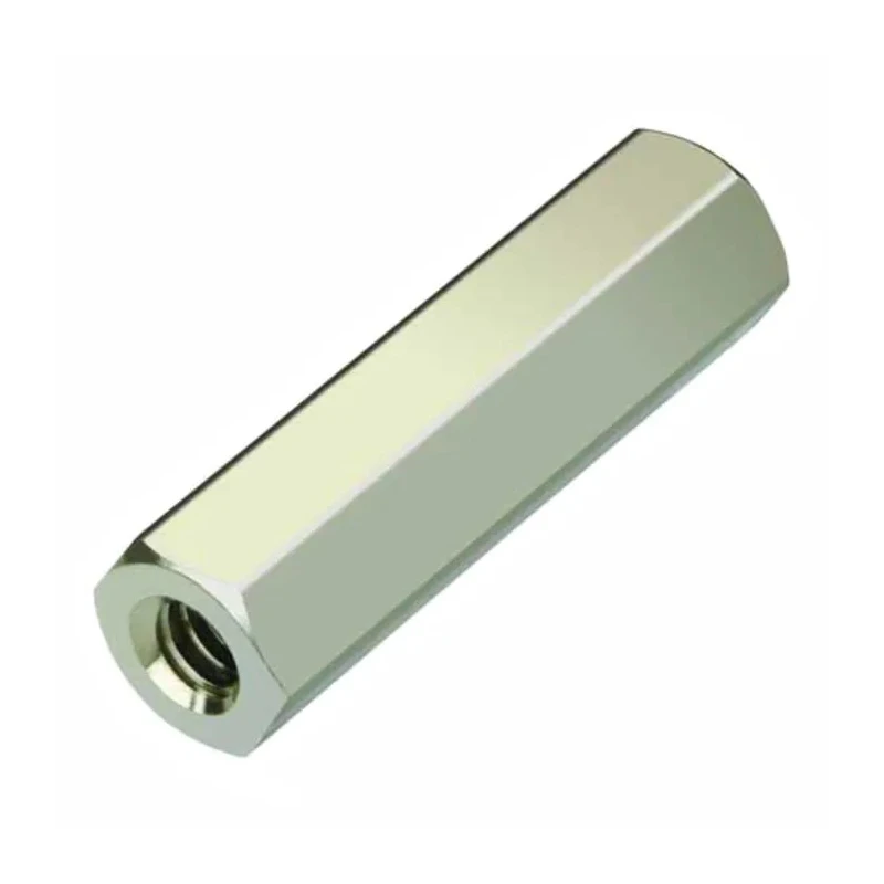 HARWIN Threaded Standoff M3, 11 mm Body Length, Brass Hexagonal Spacer, Nickel Plated R30-1011102