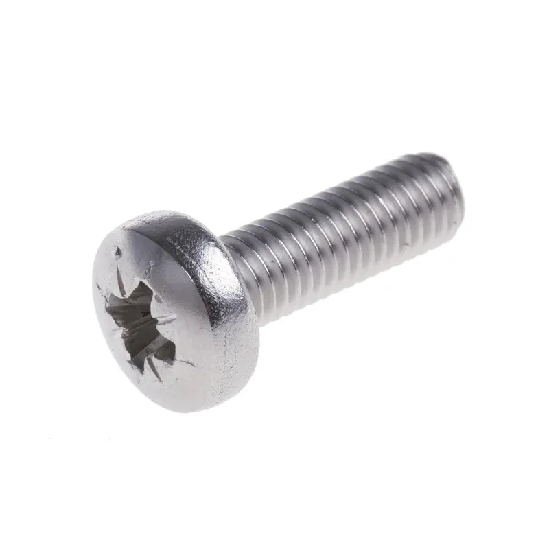 RS PRO Pozidriv Pan Head Stainless Steel Machine Screw M5 Thread 16 mm Length 190-563