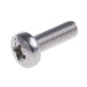 RS PRO Pozidriv Pan Head Stainless Steel Machine Screw M5 Thread 16 mm Length 190-563