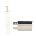 HARWIN M3 x 0.5 Threaded Standoff, 12 mm Body Length, 6 mm Stud Length, Hex Brass Spacer with Nickel Finish R30-3001202