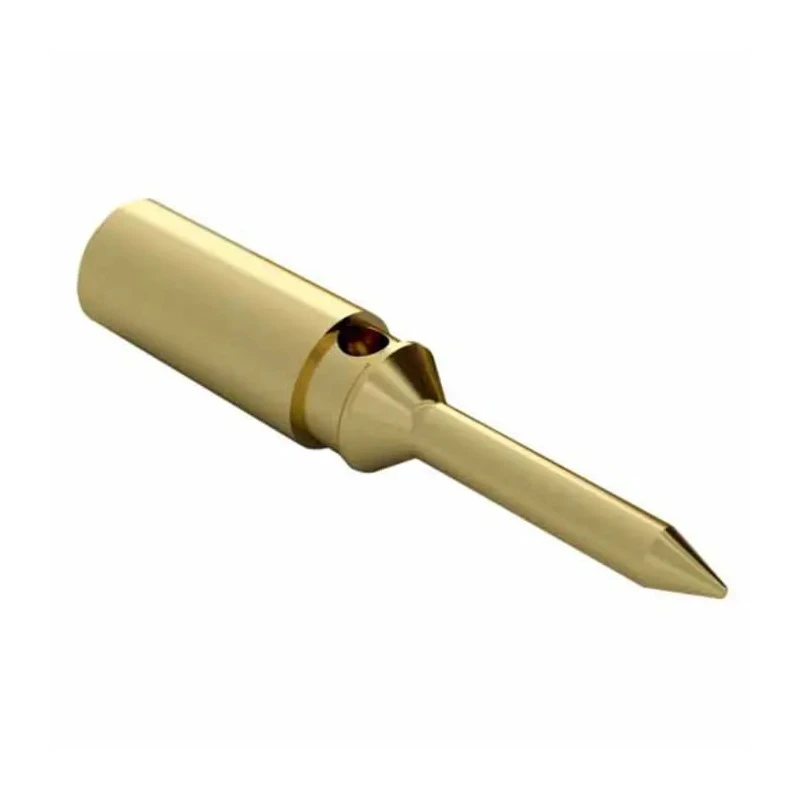 HARWIN Gecko Series Male Crimp Terminal 26 AWG Brass Gold Plated Contact G125-1010005
