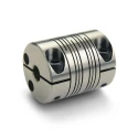 Ruland Stainless Steel Clamp Style Flexible Shaft Coupler 15 mm OD 3 mm Bore 22 mm Length MWC15-3-3-SS