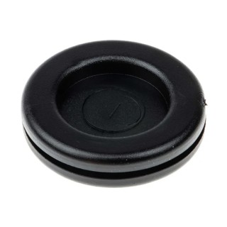 SES Sterling DG Black Polyvinyl Chloride Cable Grommet 28 mm Panel Hole Diameter for 21 mm Cable Diameter 01330355010