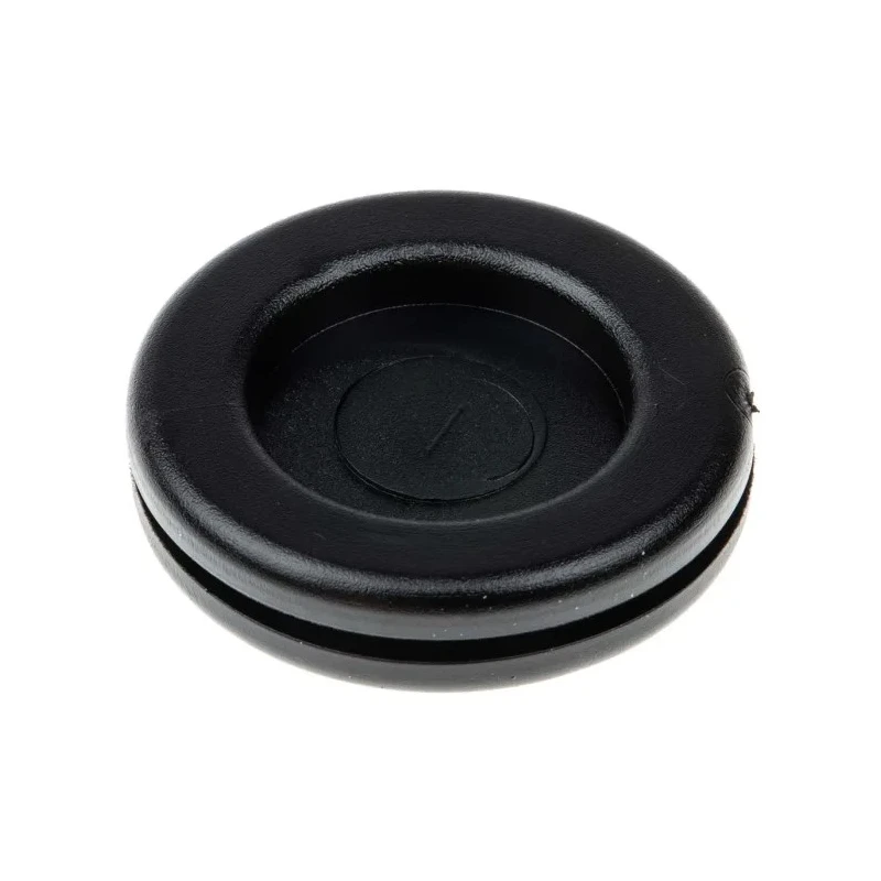 SES Sterling DG Black Polyvinyl Chloride Cable Grommet 28 mm Panel Hole Diameter for 21 mm Cable Diameter 01330355010