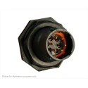 Souriau Sunbank by Eaton Circular Connector 6 Contacts Panel Mount Standard Plug Male IP68 IP69K 125V 7A UTS7106P