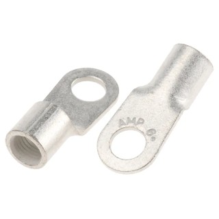 TE Connectivity Solistrand Uninsulated Ring Terminal M6 Stud Size 6 AWG Wire Size 130554