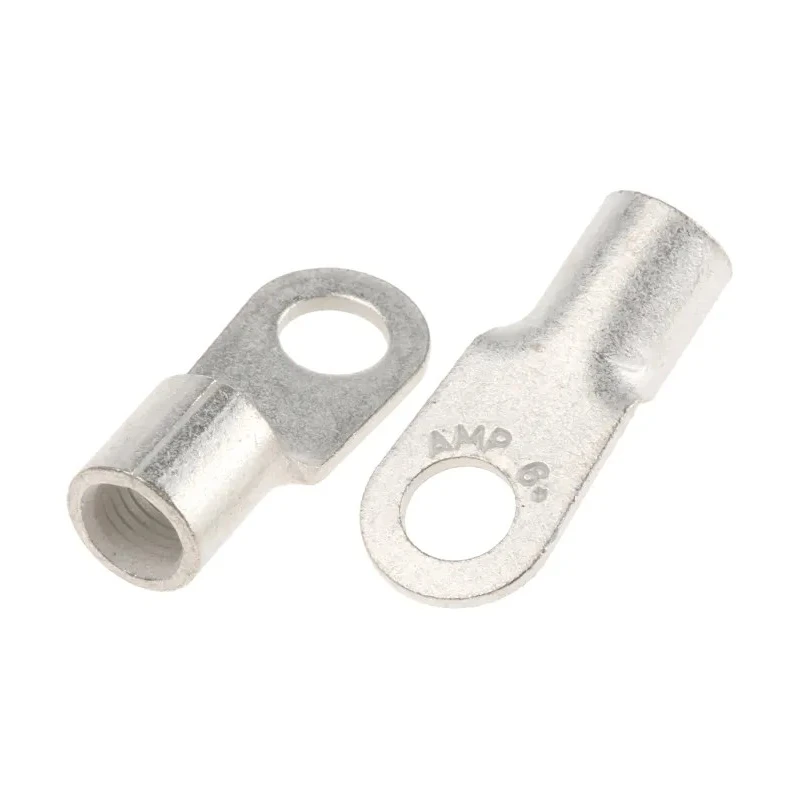 TE Connectivity Solistrand Uninsulated Ring Terminal M6 Stud Size 6 AWG Wire Size 130554
