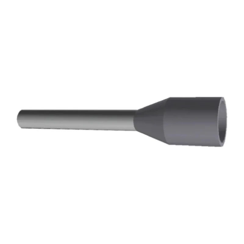 RS PRO Insulated Crimp Bootlace Ferrule 10 mm Pin Length 1.2 mm Pin Diameter Grey to 18 AWG Wire Size 966067-6