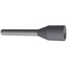 RS PRO Insulated Crimp Bootlace Ferrule 10 mm Pin Length 1.2 mm Pin Diameter Grey to 18 AWG Wire Size 966067-6