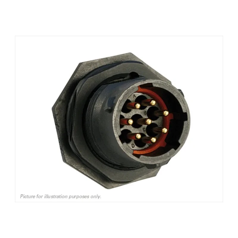Souriau Sunbank by Eaton Circular Connector, 8 Contacts, Panel Mount, Plug Male, Standard Size, 125V, 10A, IP68 UTS7128P