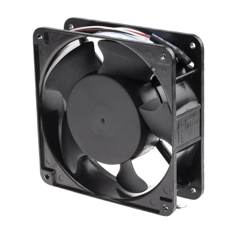 Sunon SF Series Square Frame Sleeve Bearing Axial Fan 230V AC 19W 3100 RPM 161.4 m³/h 120mm x 120mm x 38mm SF1212AD-SL.GN