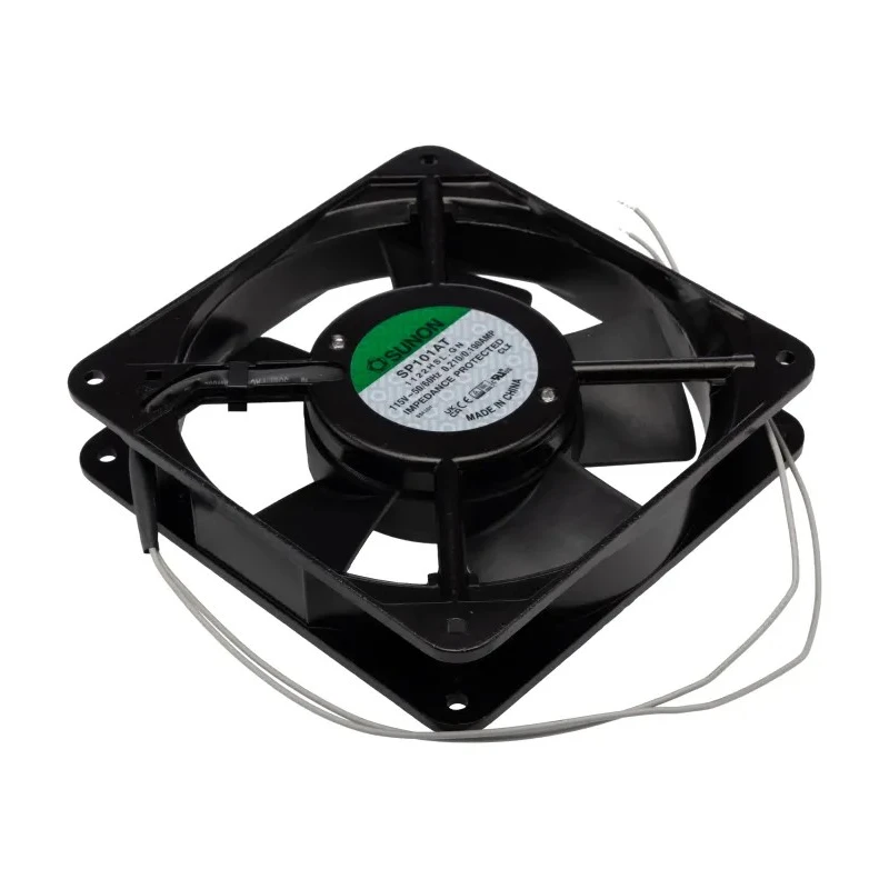 Sunon SP Series AC Axial Fan, 115V ac, 18 W, 190 mA, 109 m³/h Airflow, 120 mm Square Frame with Sleeve SP101AT-1122HSL.GN