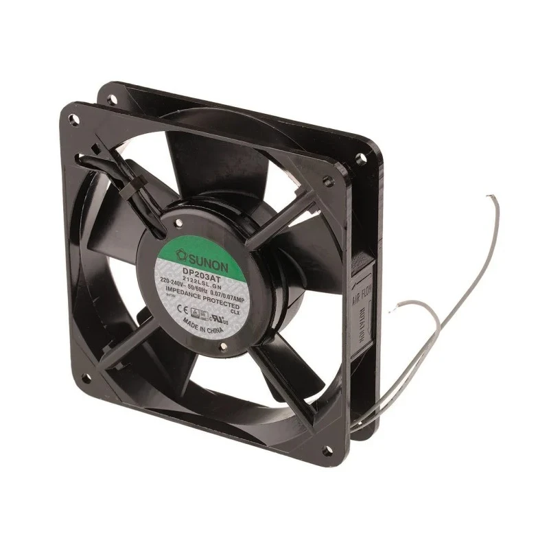 Sunon DP Series AC Axial Fan 230V AC 13W Power 78.2 m³/h Air Flow 120 mm Sleeve Bearing DP203AT-2122LSL.GN